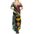 South Africa Never Give Up Family Matching Summer Maxi Dress and Hawaiian Shirt SA Fist of Freedom