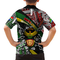 South Africa Never Give Up Kid Hawaiian Shirt SA Fist of Freedom