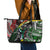 South Africa Never Give Up Leather Tote Bag SA Fist of Freedom