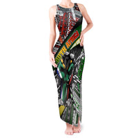 South Africa Never Give Up Tank Maxi Dress SA Fist of Freedom