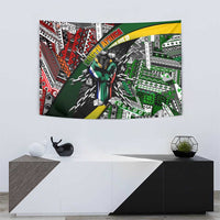 South Africa Never Give Up Tapestry SA Fist of Freedom