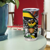 South Africa Never Give Up Tumbler Cup SA Fist of Freedom