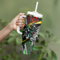 South Africa Never Give Up Tumbler With Handle SA Fist of Freedom