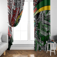 South Africa Never Give Up Window Curtain SA Fist of Freedom