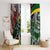 South Africa Never Give Up Window Curtain SA Fist of Freedom