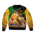 Nelson Mandela Happy Freedom Day Bomber Jacket South Africa Heritage Victory Art