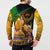 Nelson Mandela Happy Freedom Day Button Sweatshirt South Africa Heritage Victory Art