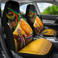 Nelson Mandela Happy Freedom Day Car Seat Cover South Africa Heritage Victory Art