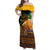 Nelson Mandela Happy Freedom Day Family Matching Off Shoulder Maxi Dress and Hawaiian Shirt South Africa Heritage Victory Art