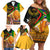 Nelson Mandela Happy Freedom Day Family Matching Off Shoulder Short Dress and Hawaiian Shirt South Africa Heritage Victory Art