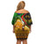 Nelson Mandela Happy Freedom Day Family Matching Off Shoulder Short Dress and Hawaiian Shirt South Africa Heritage Victory Art