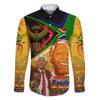 Nelson Mandela Happy Freedom Day Family Matching Puletasi and Hawaiian Shirt South Africa Heritage Victory Art