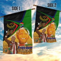 Nelson Mandela Happy Freedom Day Garden Flag South Africa Heritage Victory Art