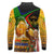 Nelson Mandela Happy Freedom Day Long Sleeve Polo Shirt South Africa Heritage Victory Art