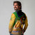 Nelson Mandela Happy Freedom Day Long Sleeve Polo Shirt South Africa Heritage Victory Art