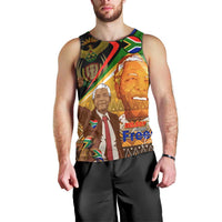 Nelson Mandela Happy Freedom Day Men Tank Top South Africa Heritage Victory Art