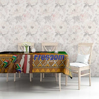 Nelson Mandela Happy Freedom Day Tablecloth South Africa Heritage Victory Art