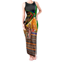 Nelson Mandela Happy Freedom Day Tank Maxi Dress South Africa Heritage Victory Art