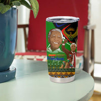 Nelson Mandela Happy Freedom Day Tumbler Cup South Africa Heritage Victory Art