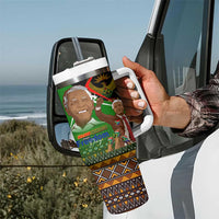 Nelson Mandela Happy Freedom Day Tumbler With Handle South Africa Heritage Victory Art