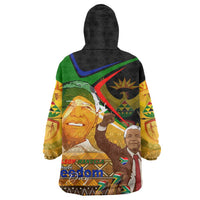 Nelson Mandela Happy Freedom Day Wearable Blanket Hoodie South Africa Heritage Victory Art