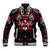 Haida Canada Day Baseball Jacket Totem Inspired Maple Leaf Indigenous Art