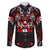 Haida Canada Day Family Matching Summer Maxi Dress and Hawaiian Shirt Totem Inspired Maple Leaf Indigenous Art