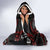 Haida Canada Day Hooded Blanket Totem Inspired Maple Leaf Indigenous Art