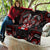 Haida Canada Day Quilt Totem Inspired Maple Leaf Indigenous Art