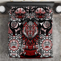 Haida Wolf Bedding Set Canada Indigenous Art