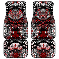 Haida Wolf Car Mats Canada Indigenous Art