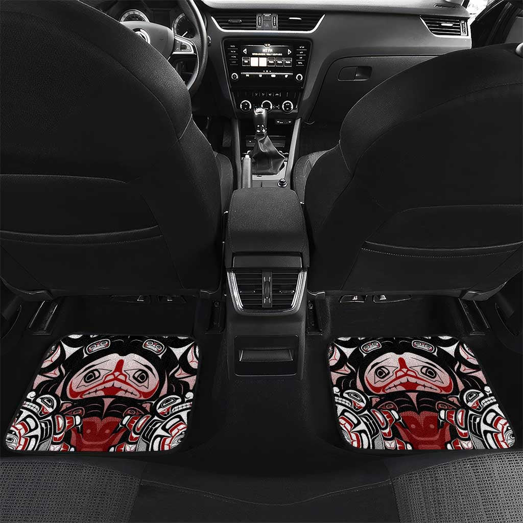 Haida Wolf Car Mats Canada Indigenous Art