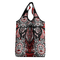Haida Wolf Grocery Bag Canada Indigenous Art