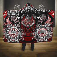 Haida Wolf Hooded Blanket Canada Indigenous Art