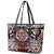Haida Wolf Leather Tote Bag Canada Indigenous Art