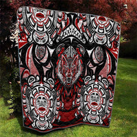 Haida Wolf Quilt Canada Indigenous Art