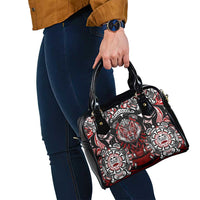 Haida Wolf Shoulder Handbag Canada Indigenous Art