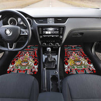 Canada Coat of Arms Haida Car Mats Maple Leaf Flag Indigenous Art