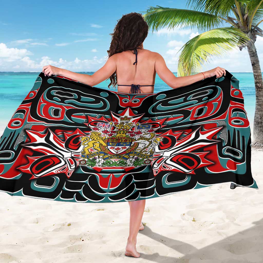 Canada Coat of Arms Haida Sarong Maple Leaf Flag Indigenous Art