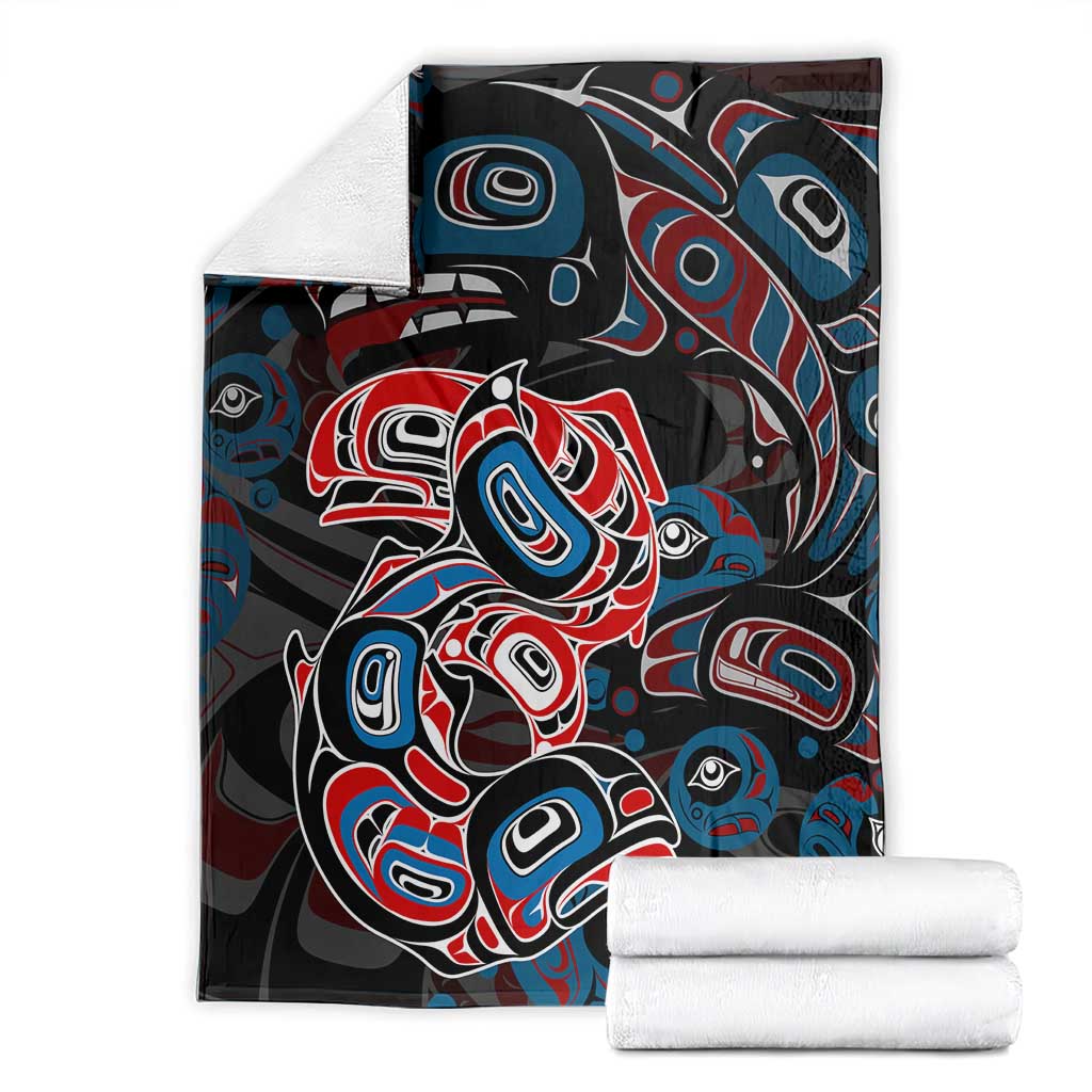 Haida Native Art Fish Blanket Canada Indigenous Art