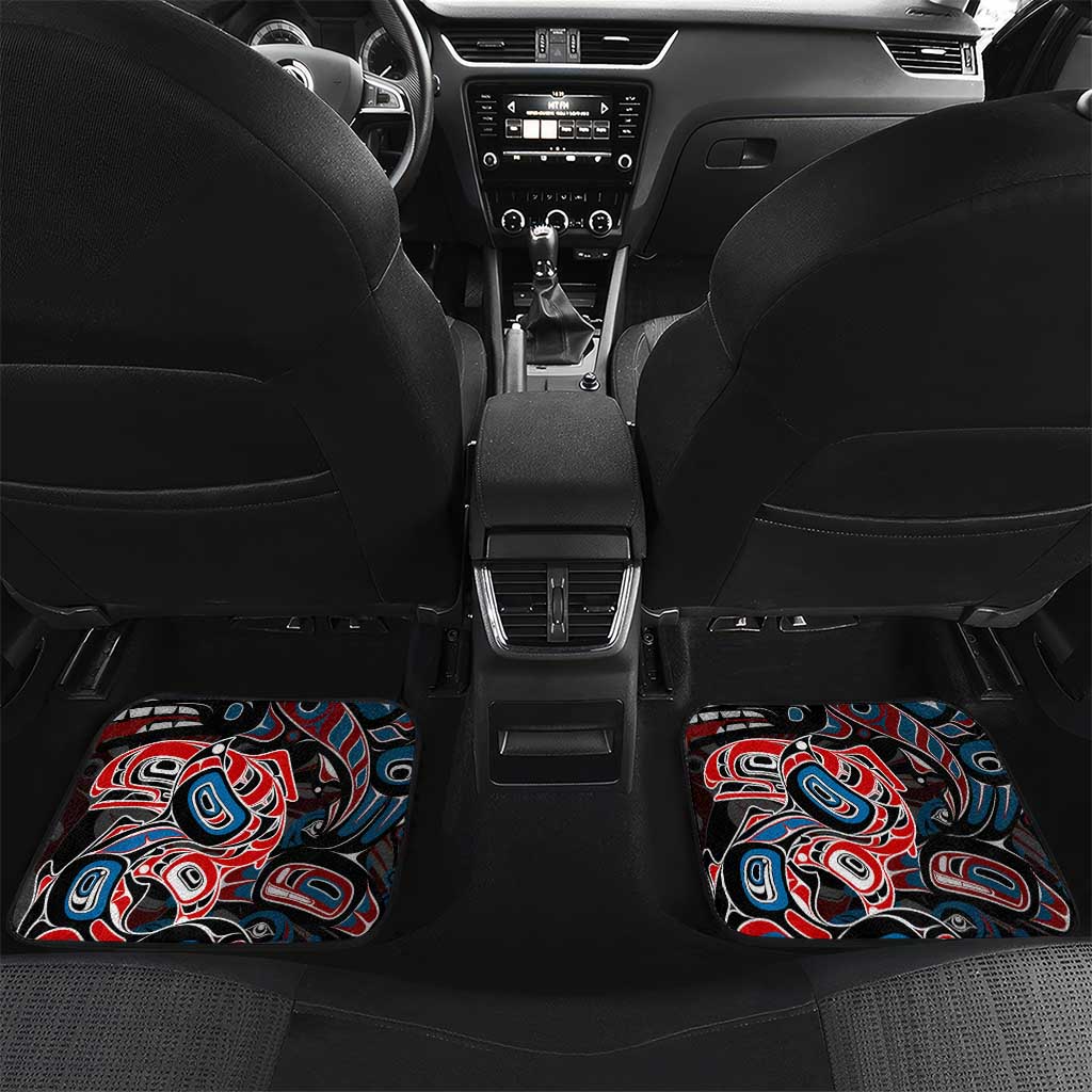 Haida Native Art Fish Car Mats Canada Indigenous Art