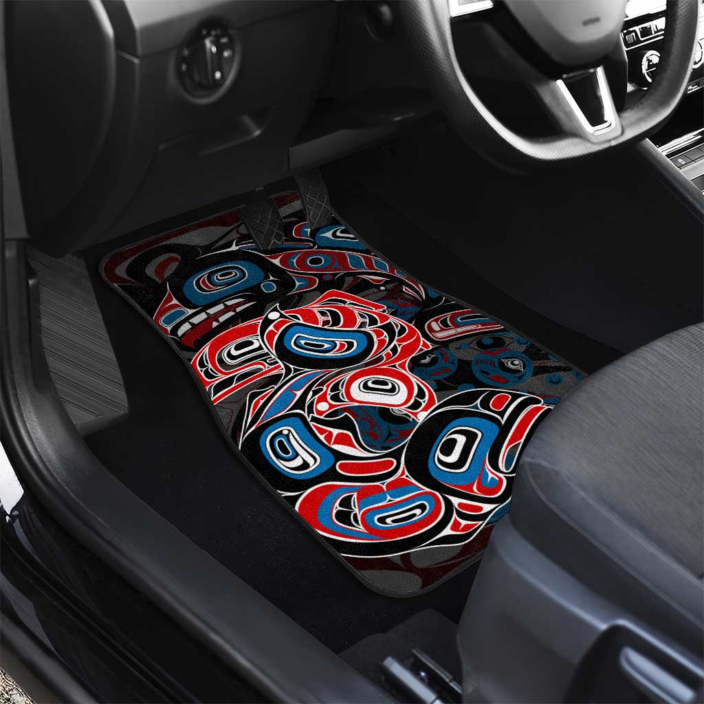 Haida Native Art Fish Car Mats Canada Indigenous Art