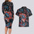 Haida Native Art Fish Couples Matching Long Sleeve Bodycon Dress and Hawaiian Shirt Canada Indigenous Art