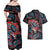 Haida Native Art Fish Couples Matching Off Shoulder Maxi Dress and Hawaiian Shirt Canada Indigenous Art