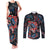 Haida Native Art Fish Couples Matching Tank Maxi Dress and Long Sleeve Button Shirt Canada Indigenous Art