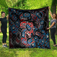 Haida Native Art Fish Quilt Canada Indigenous Art