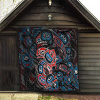 Haida Native Art Fish Quilt Canada Indigenous Art