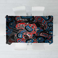 Haida Native Art Fish Tablecloth Canada Indigenous Art