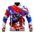 Boricua Pride Rooster Flag Puerto Rico Baseball Jacket