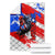 Boricua Pride Rooster Flag Puerto Rico Blanket